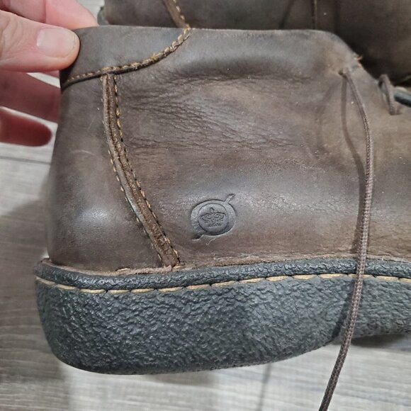 Born Henrik Mens Chukka Ankle Boots Brown Leather Lace Up Sz 9/40.5 - Picture 14 of 16